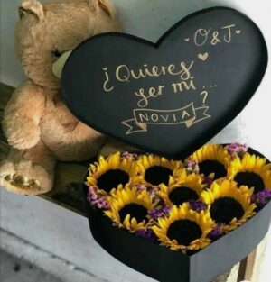 caja de flores